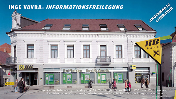 Informationsfreilegung vorher